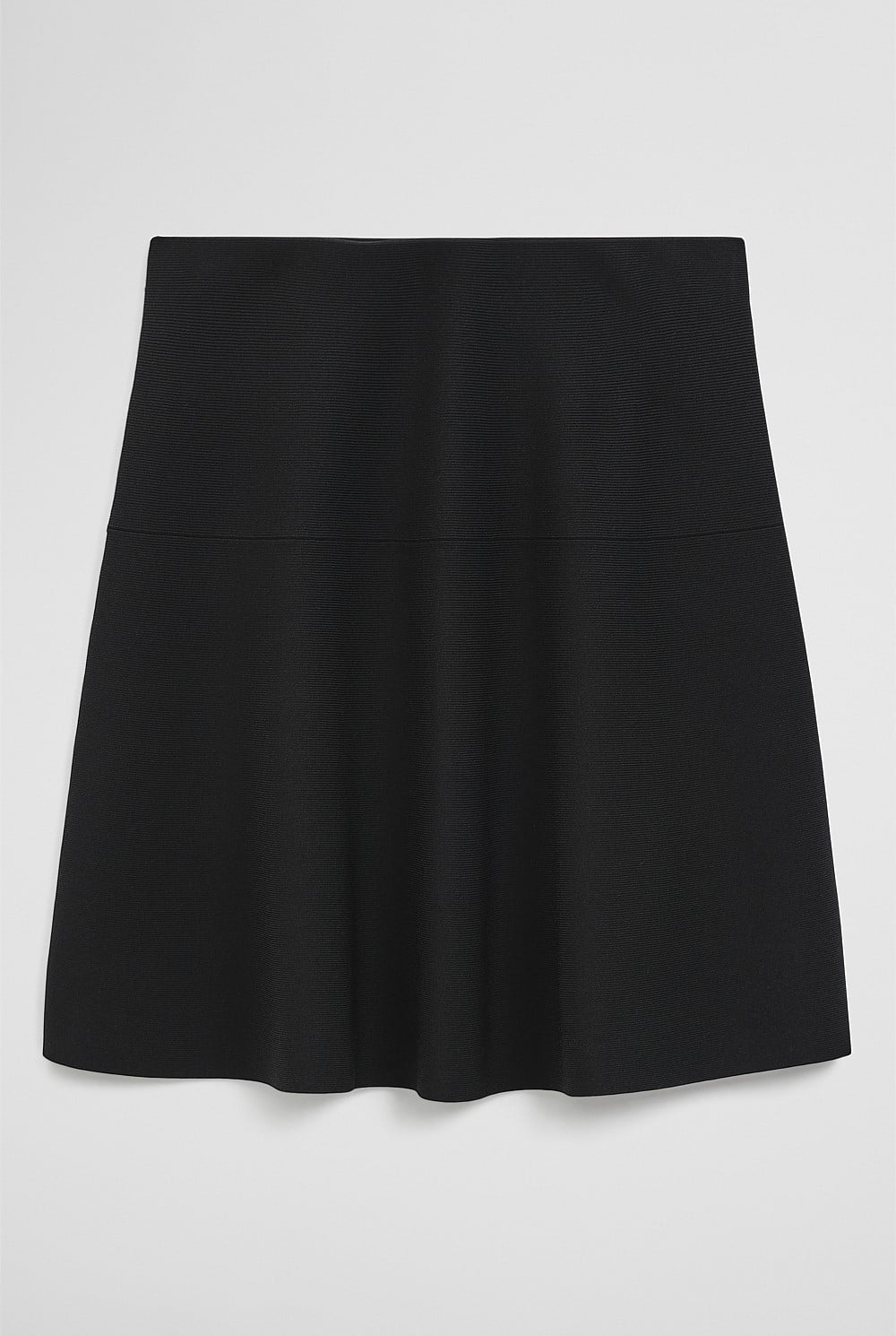 Compact Knit Mini Skirt
