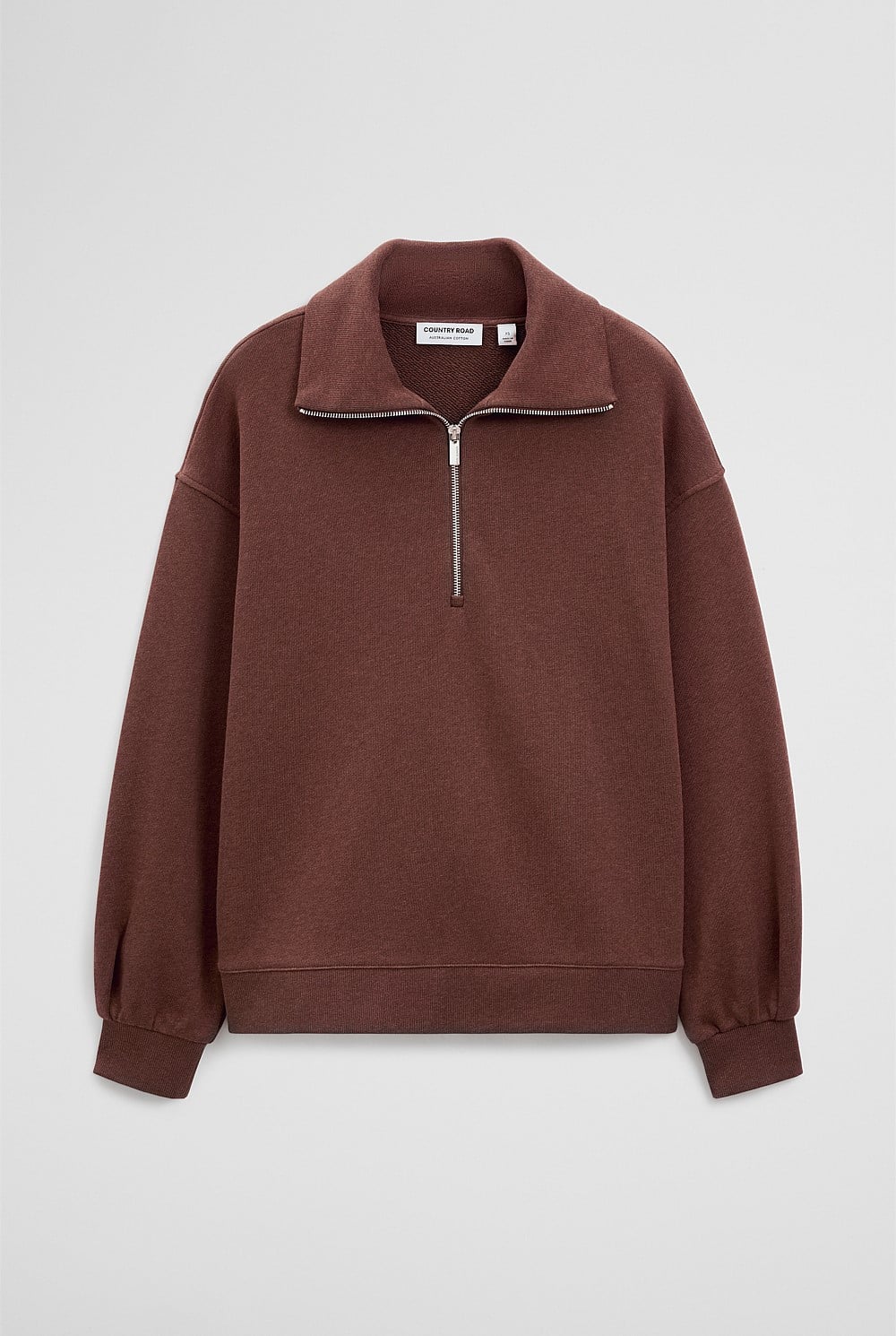 Australian Cotton Funnel Neck Sweat