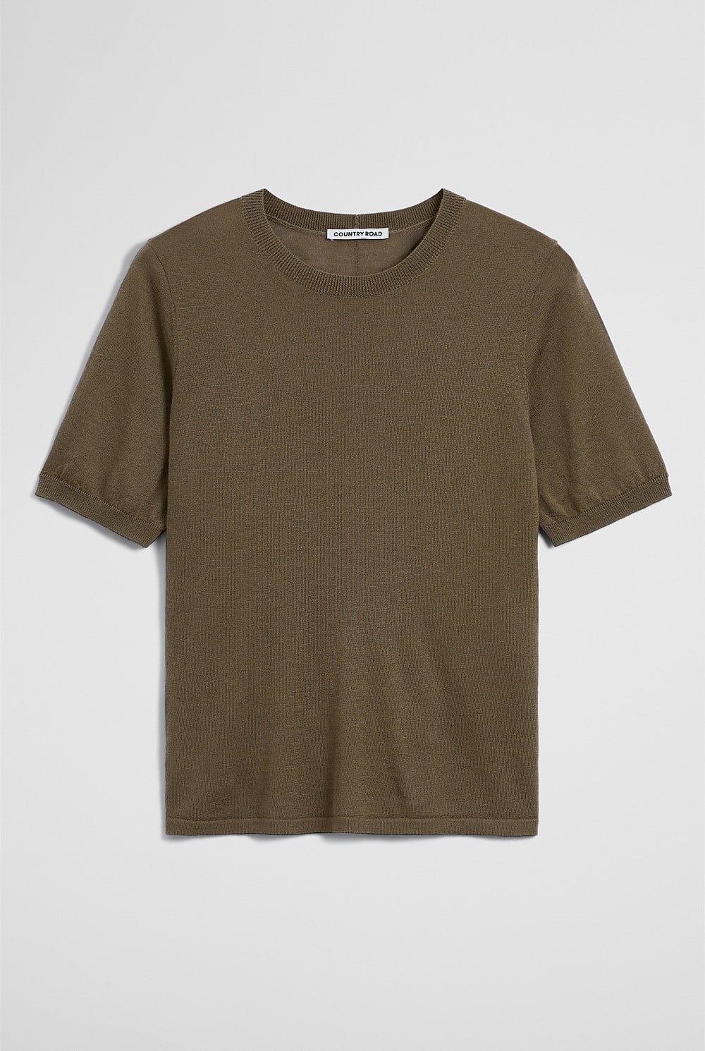 Short Sleeve Knit Tee