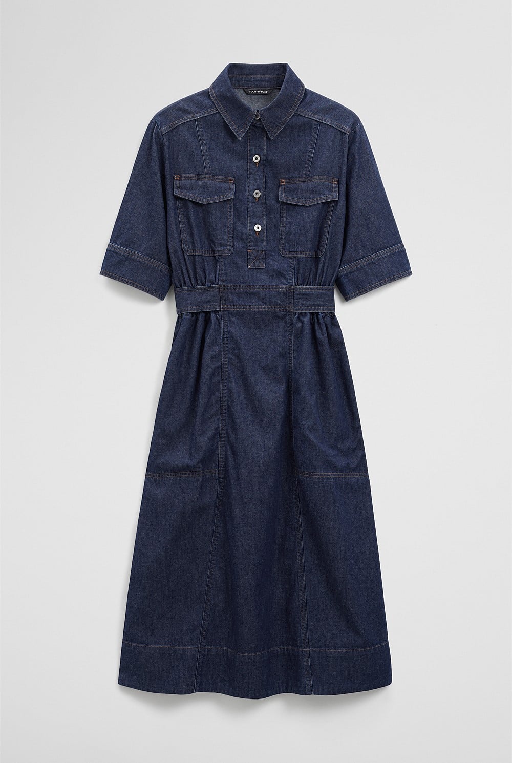 Utility Denim Dress