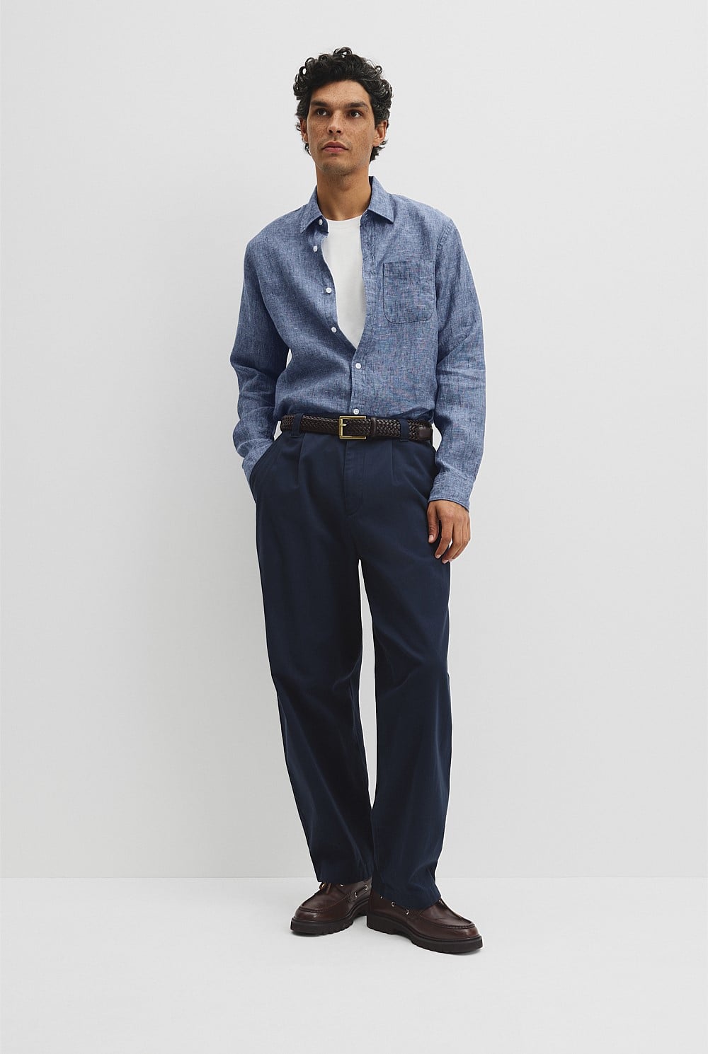 Regular Fit Linen Shirt
