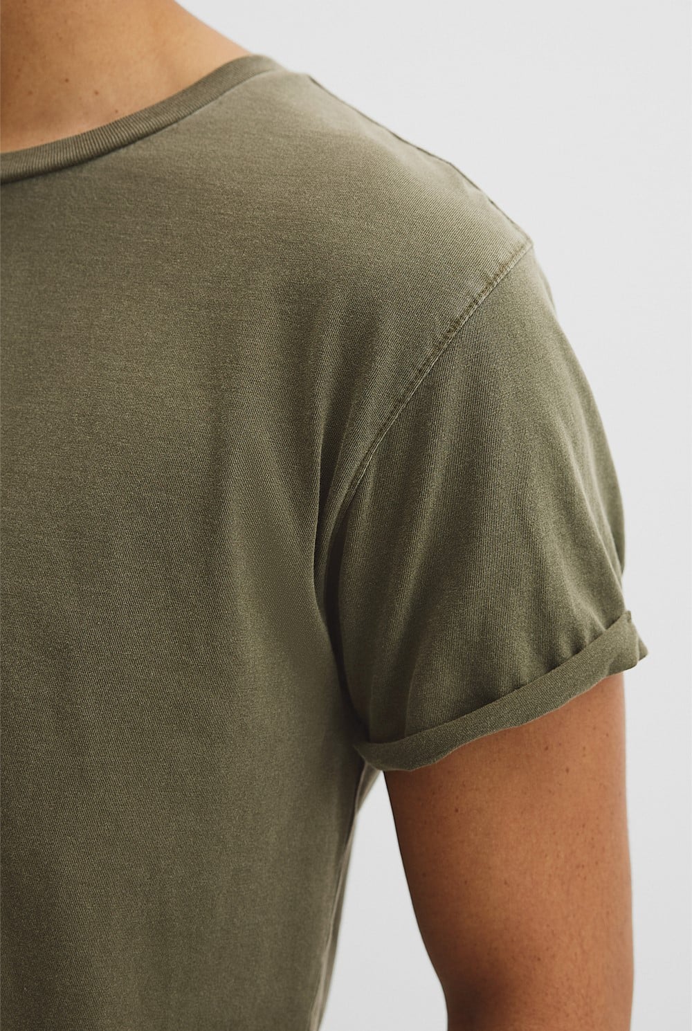 Australian Cotton Longline Garment Dye T-Shirt