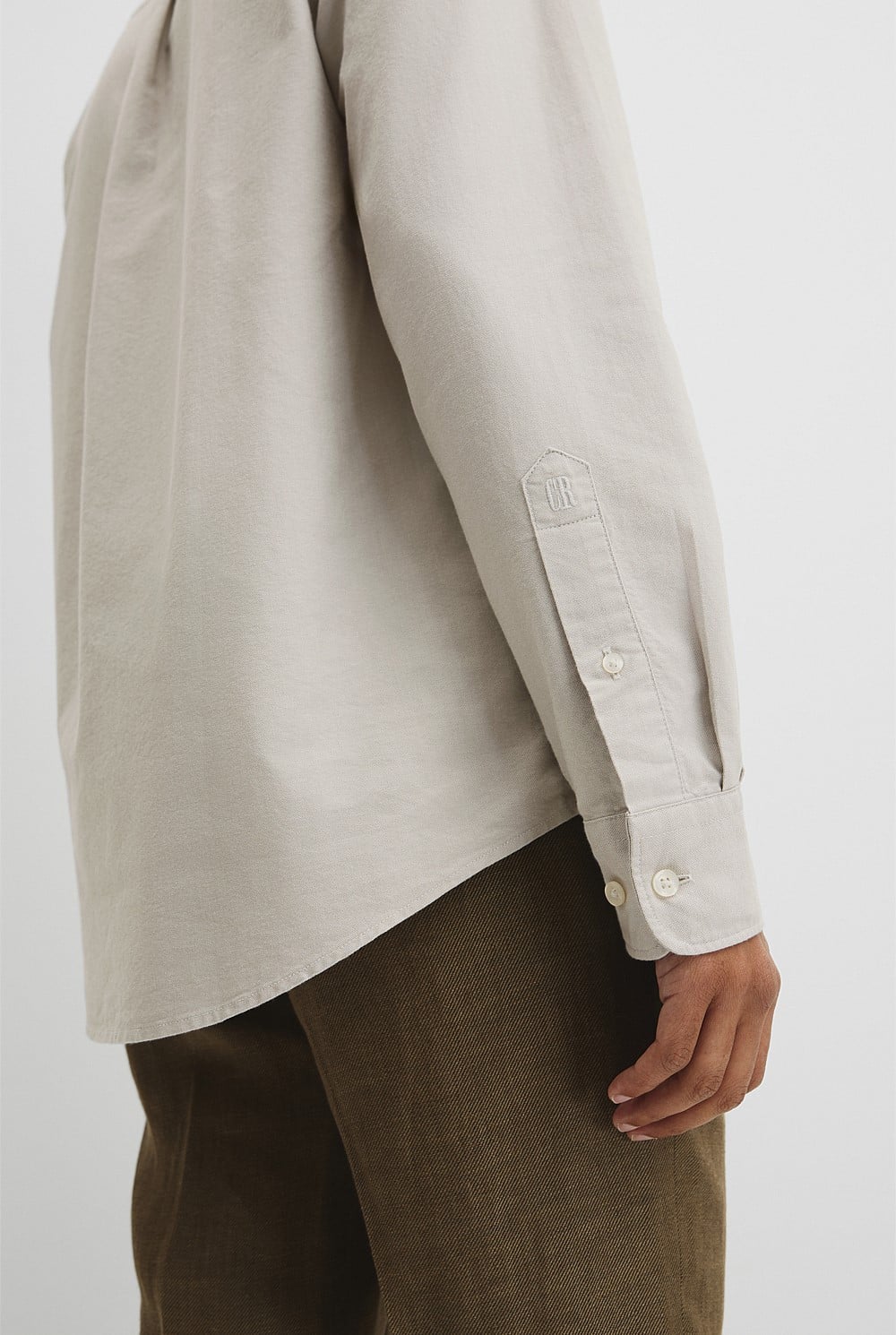 Australian Good Earth Cotton Regular Fit Oxford Shirt