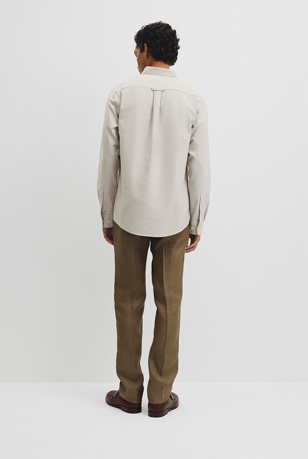 Australian Good Earth Cotton Regular Fit Oxford Shirt