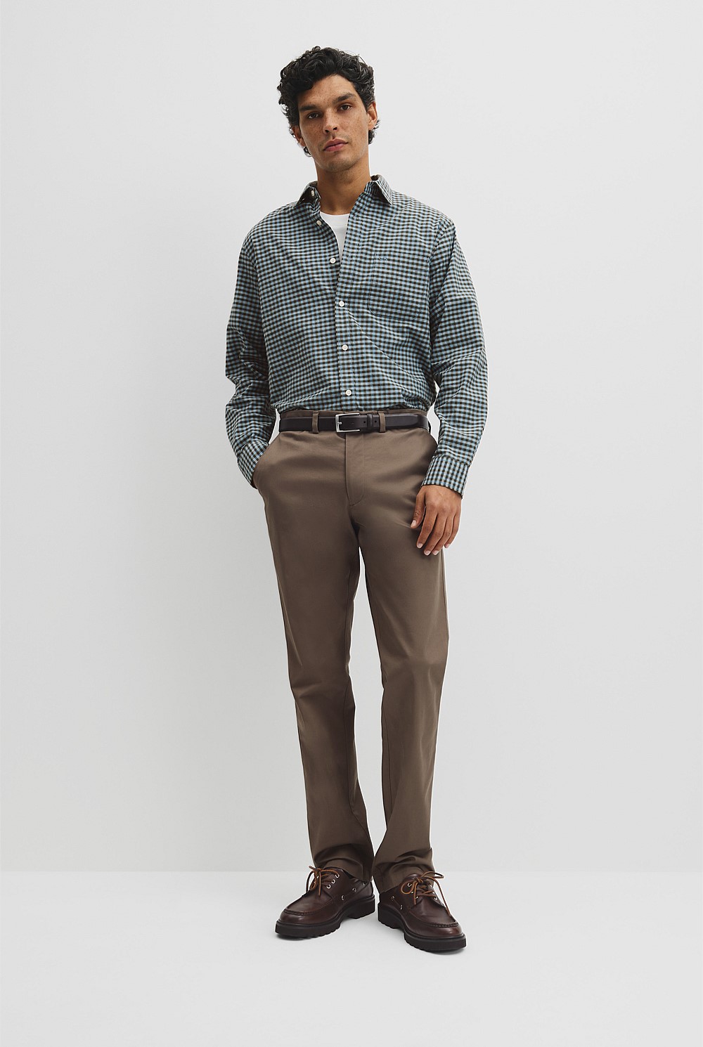 Regular Fit Cotton Gingham Shirt