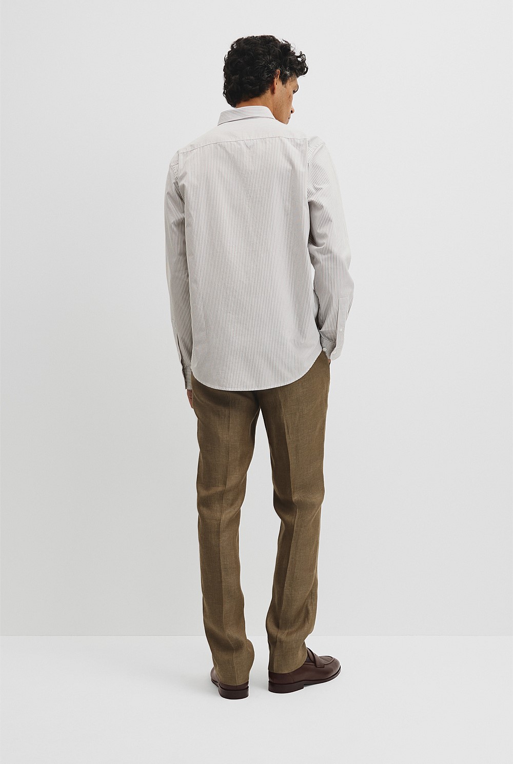 Regular Fit Cotton Stripe Shirt