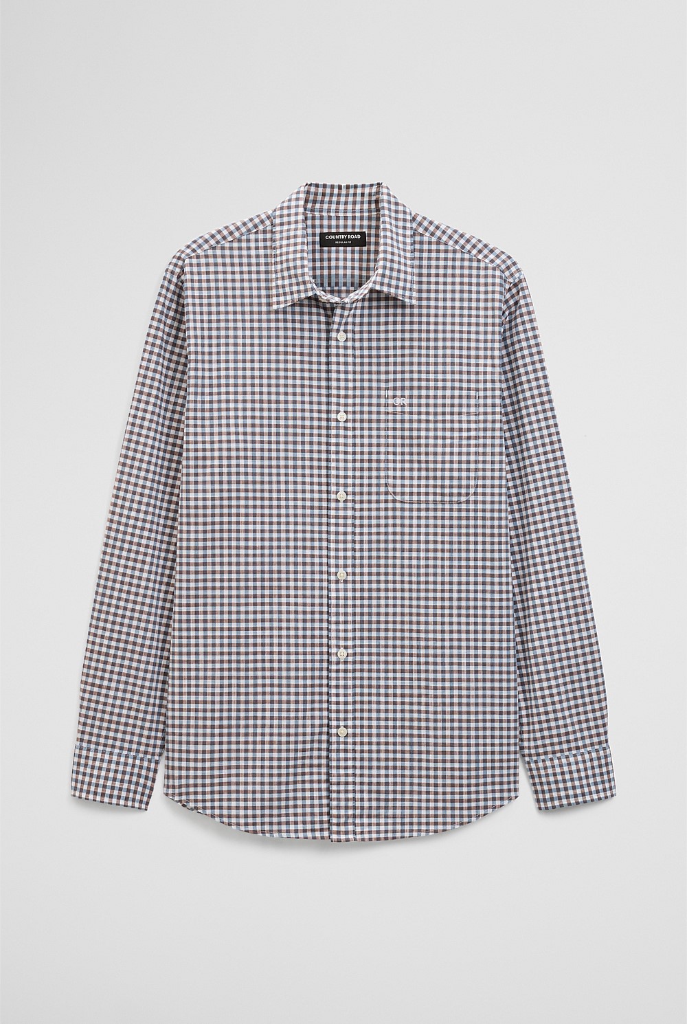 Regular Fit Cotton Gingham Shirt