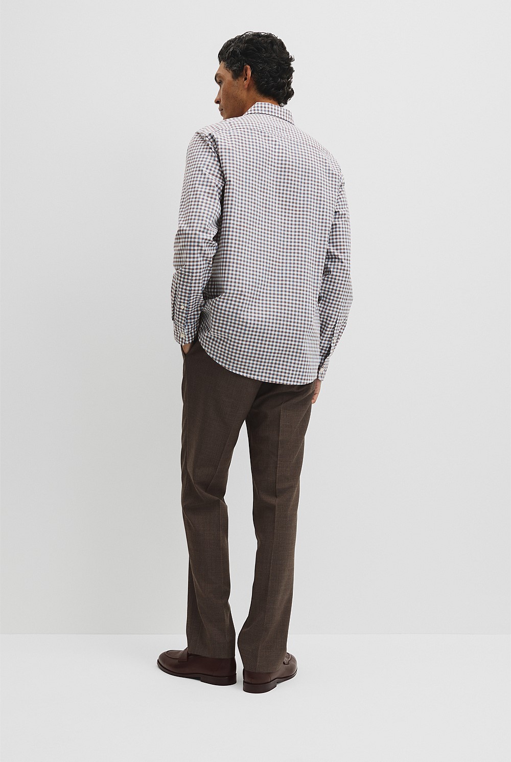 Regular Fit Cotton Gingham Shirt