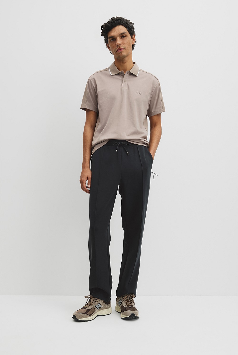 Athleisure Button Polo
