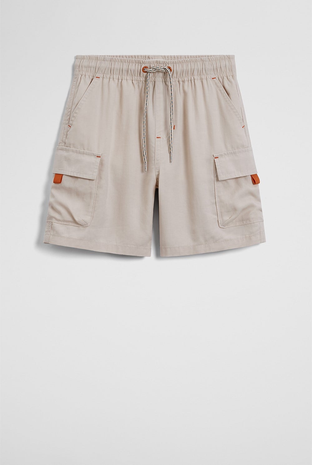 Contrast Cargo Pant Straight