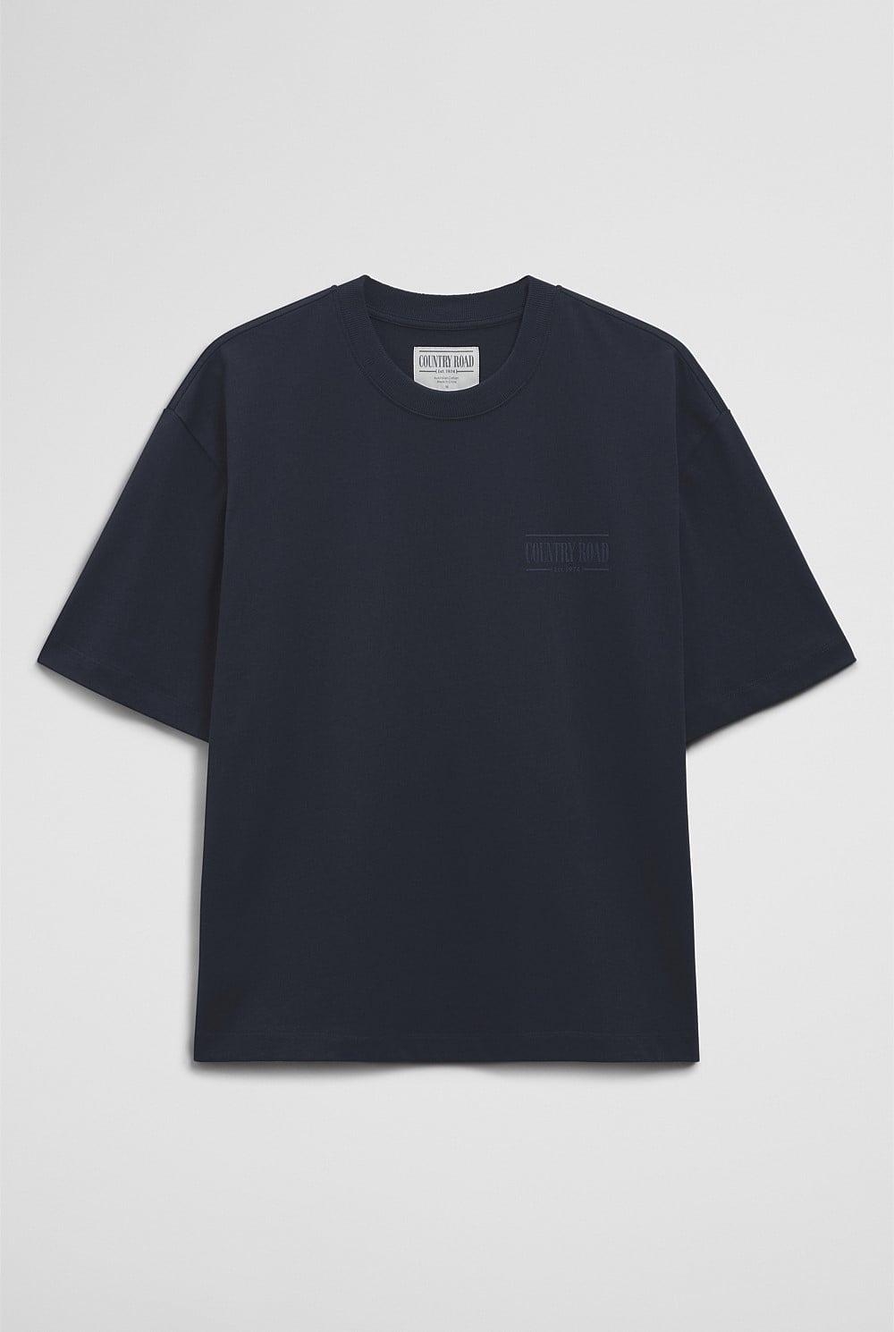 Australian Cotton Short Sleeve Heritage Boxy T-Shirt