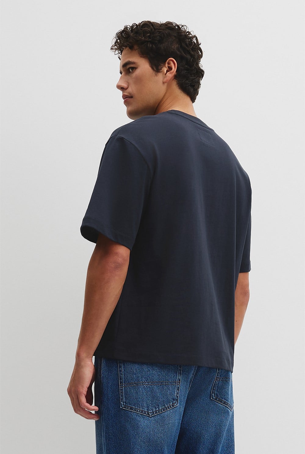 Australian Cotton Short Sleeve Heritage Boxy T-Shirt