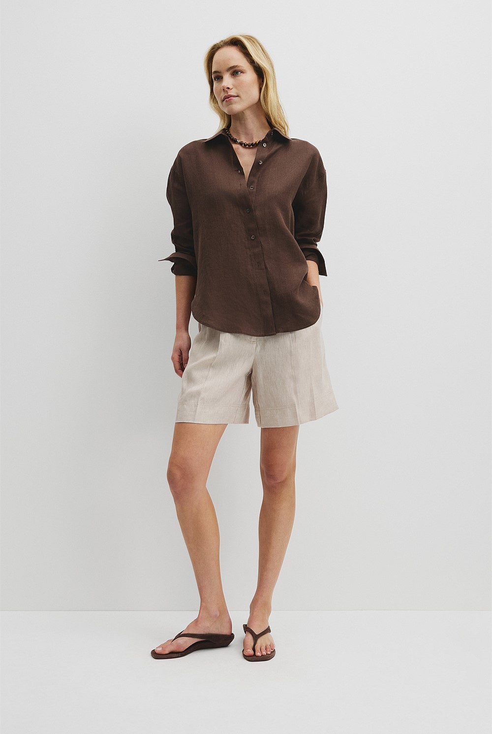 Oversized Linen Shirt