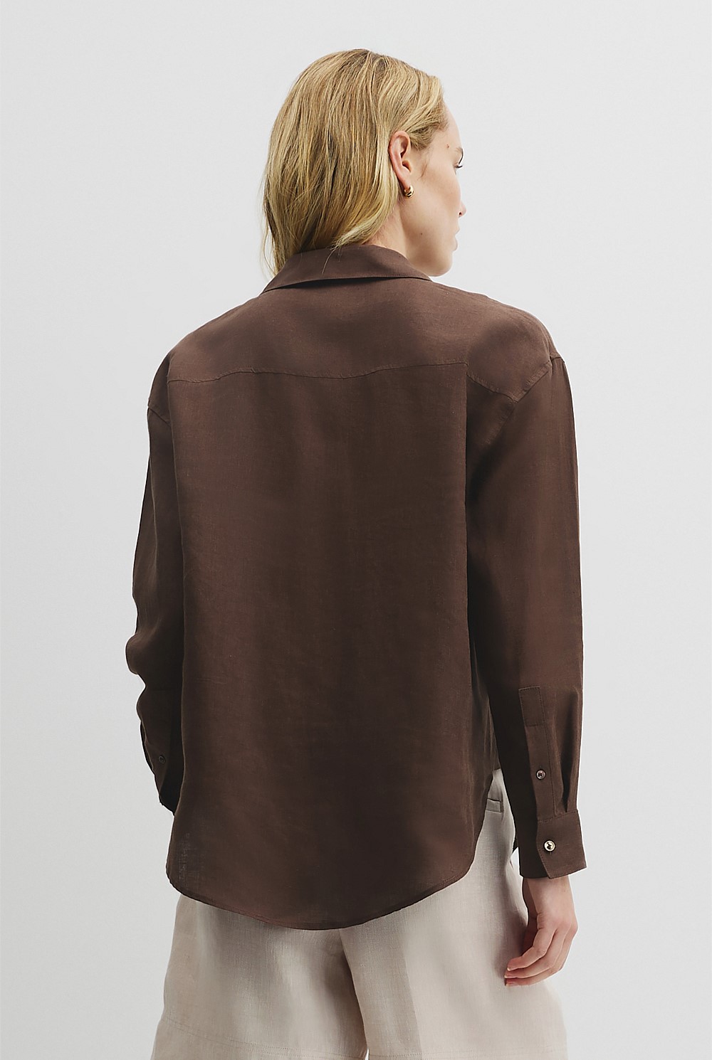 Oversized Linen Shirt