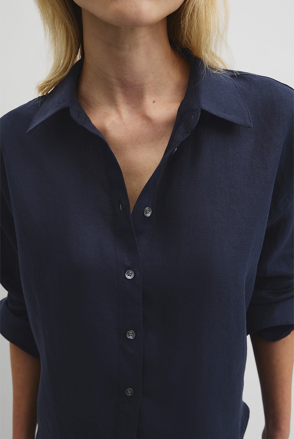 Oversized Linen Shirt