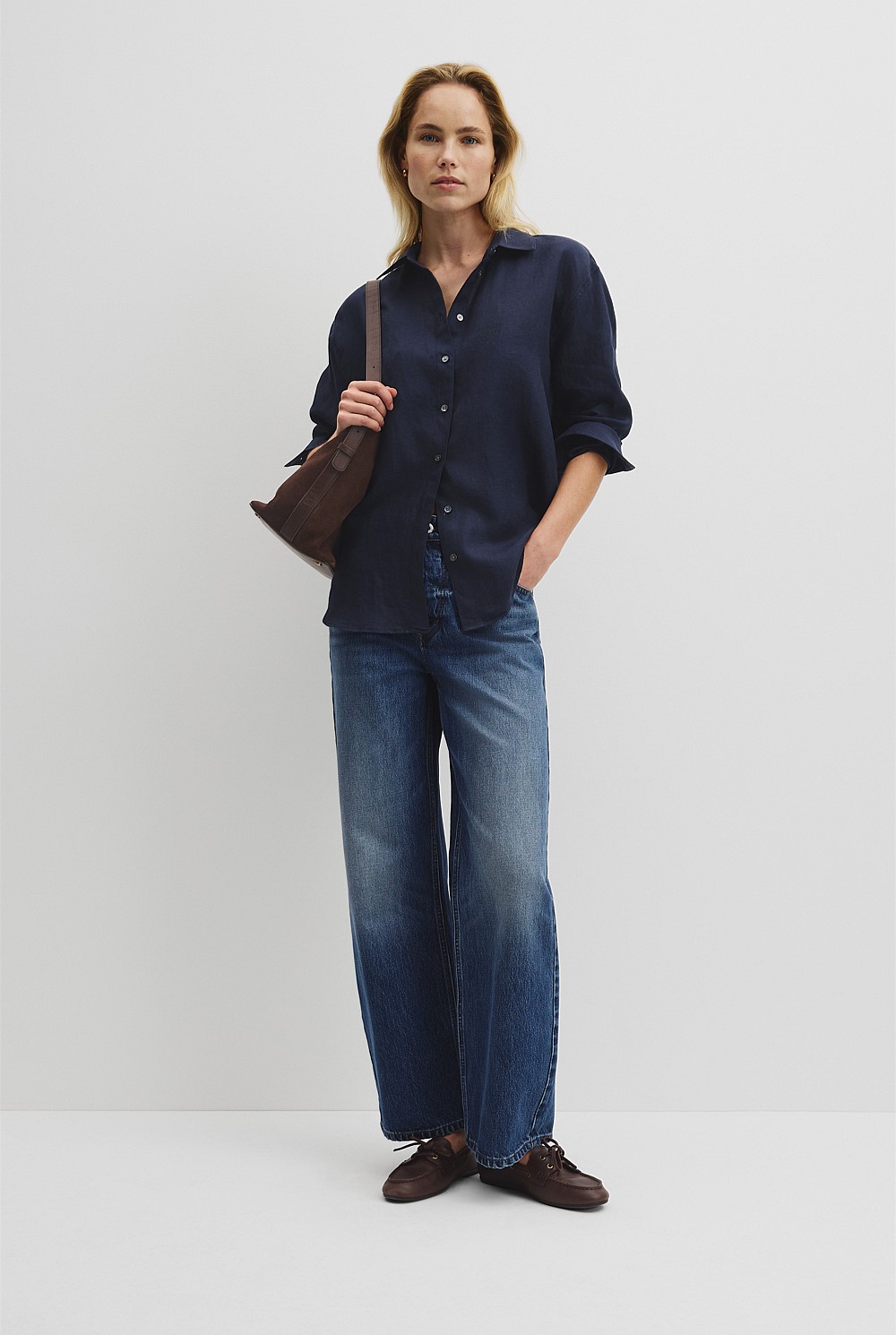 Oversized Linen Shirt