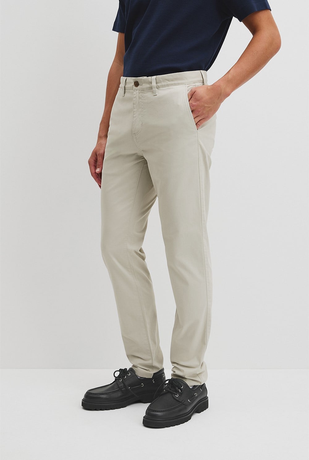 Australian Cotton Tapered Fit Stretch Chino