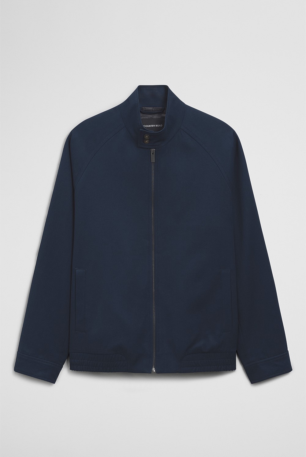 Lyocell Cut Out Blend Zip Jacket