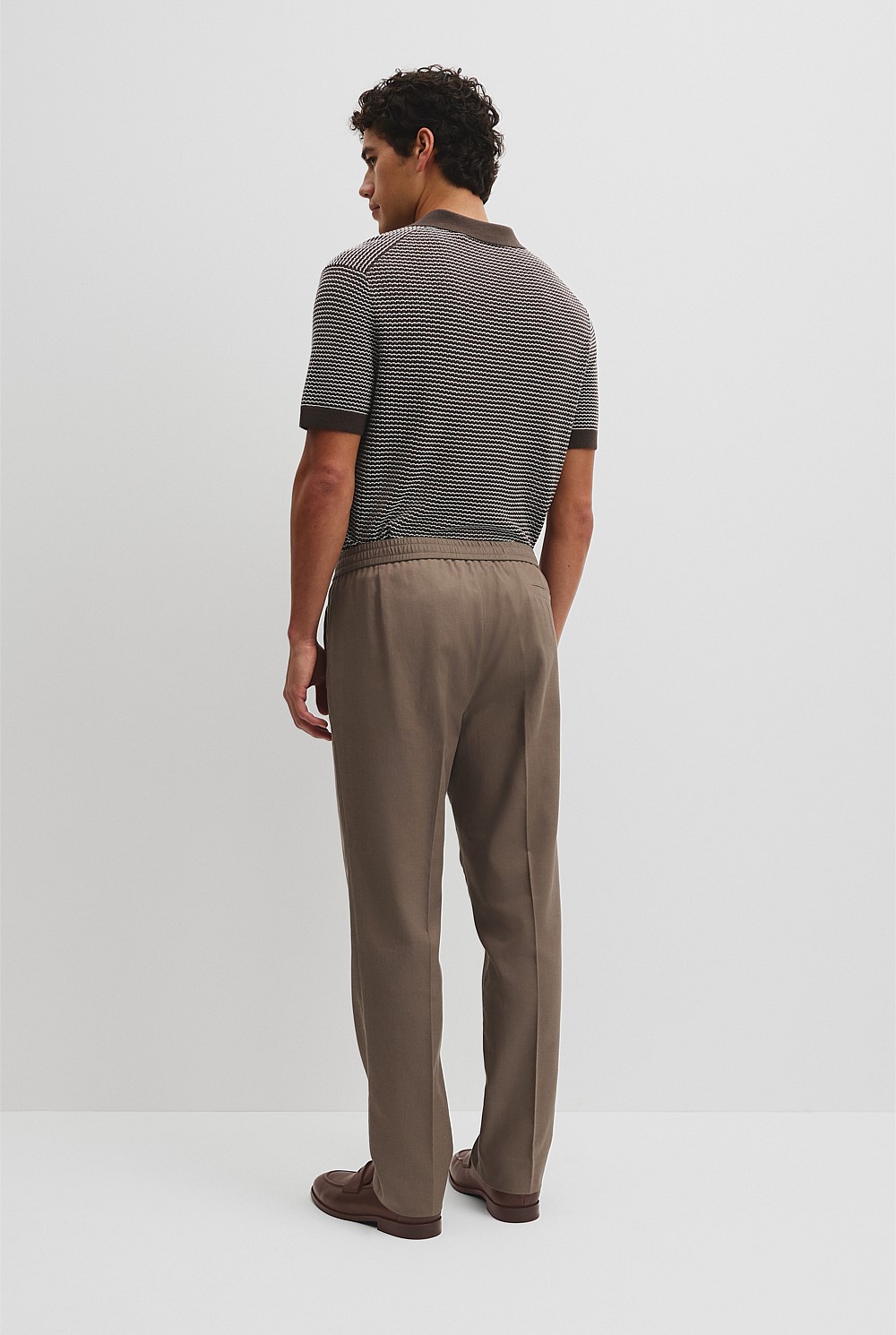 Relaxed Fit Elastic Pant
