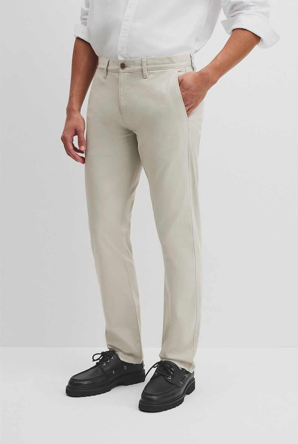 Australian Cotton Standard Fit Stretch Chino