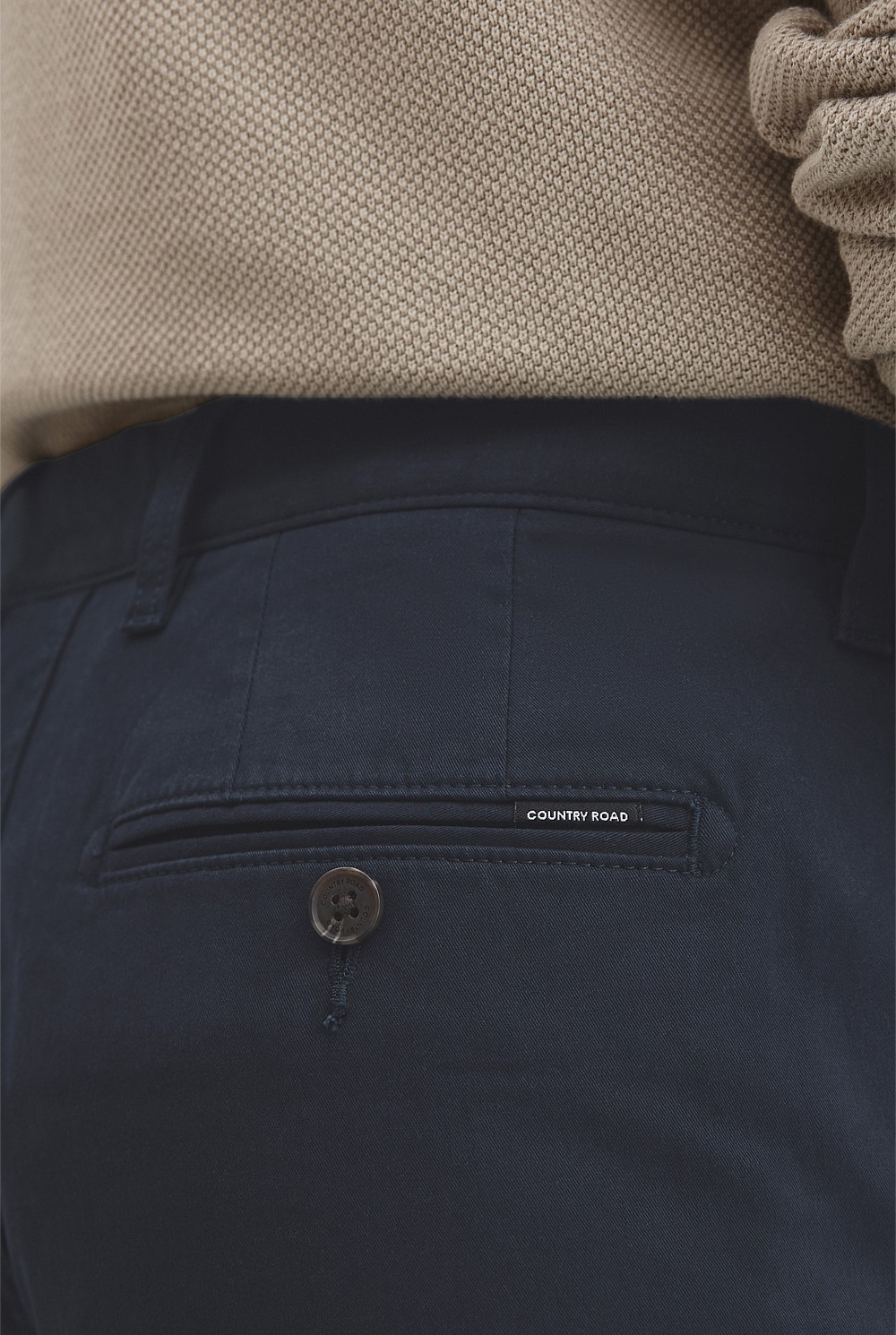 Australian Cotton Tapered Fit Stretch Chino
