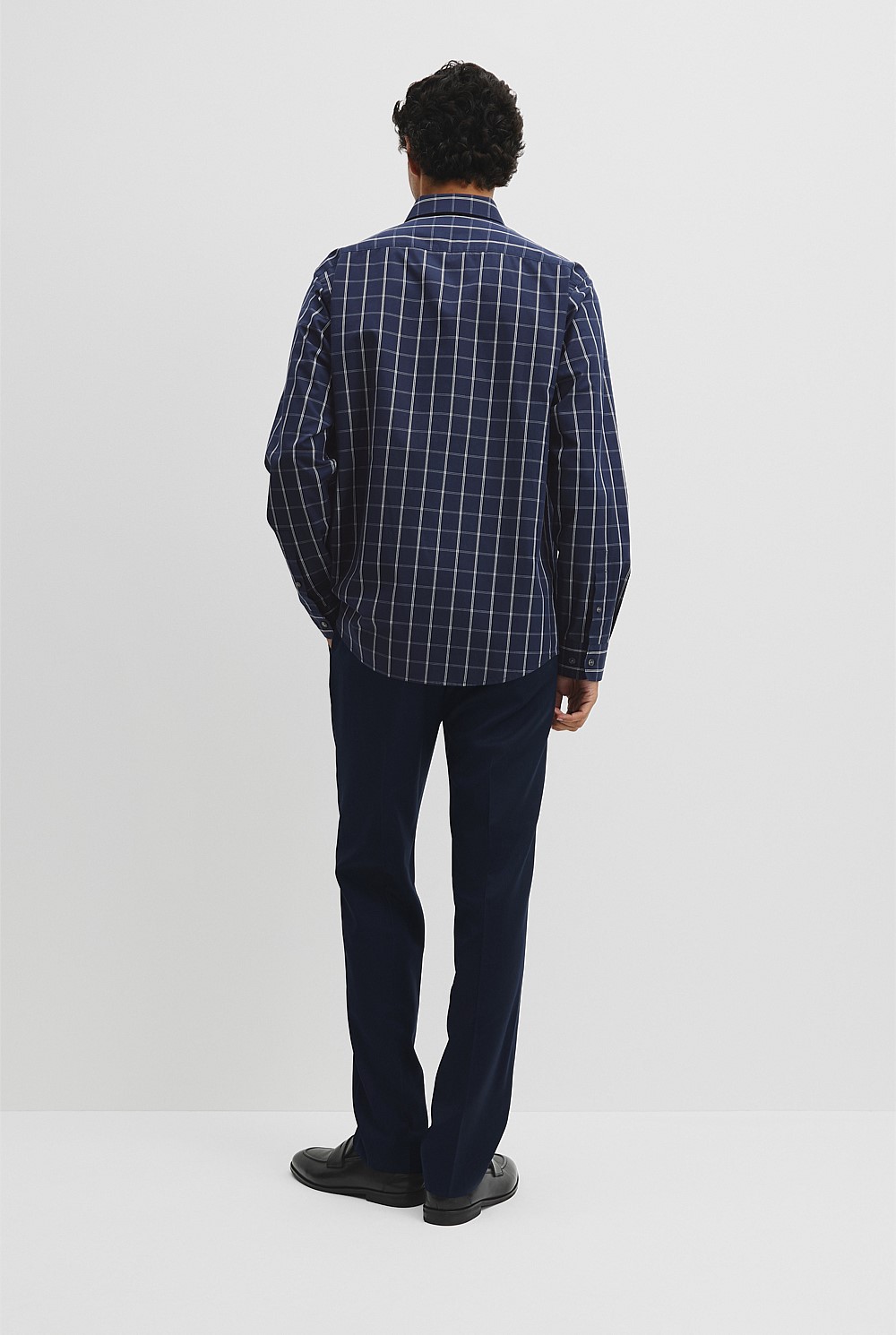 Long Sleeve Regular Cotton With Pockets Check Shirt
