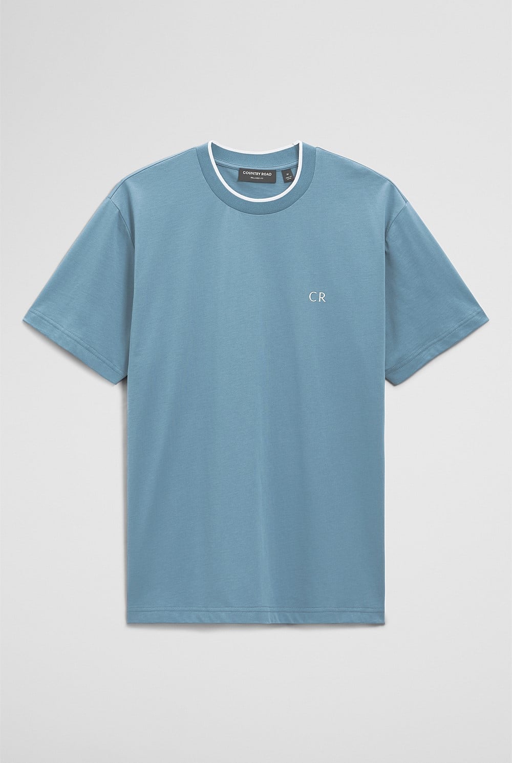 Australian Cotton CR Logo Tipped T-Shirt