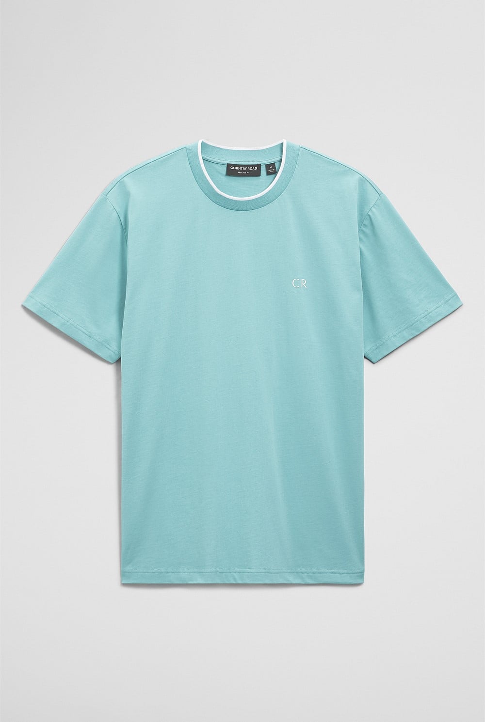 Australian Cotton CR Logo Tipped T-Shirt