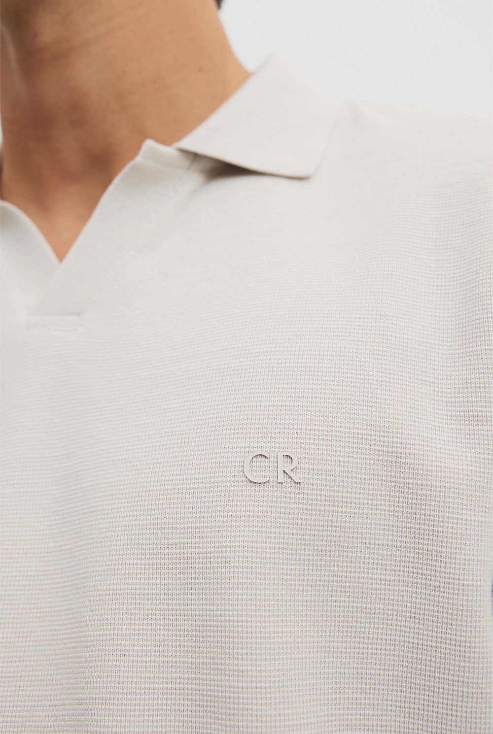 Short Sleeve Waffle Trophy Polo