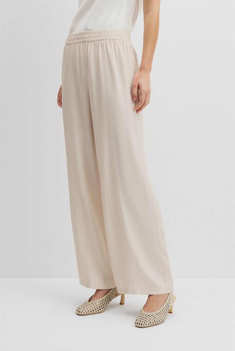 Panel Pull On Pant