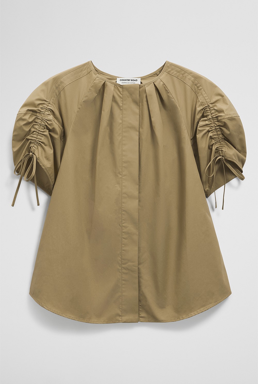 Gathered Sleeve Blouse