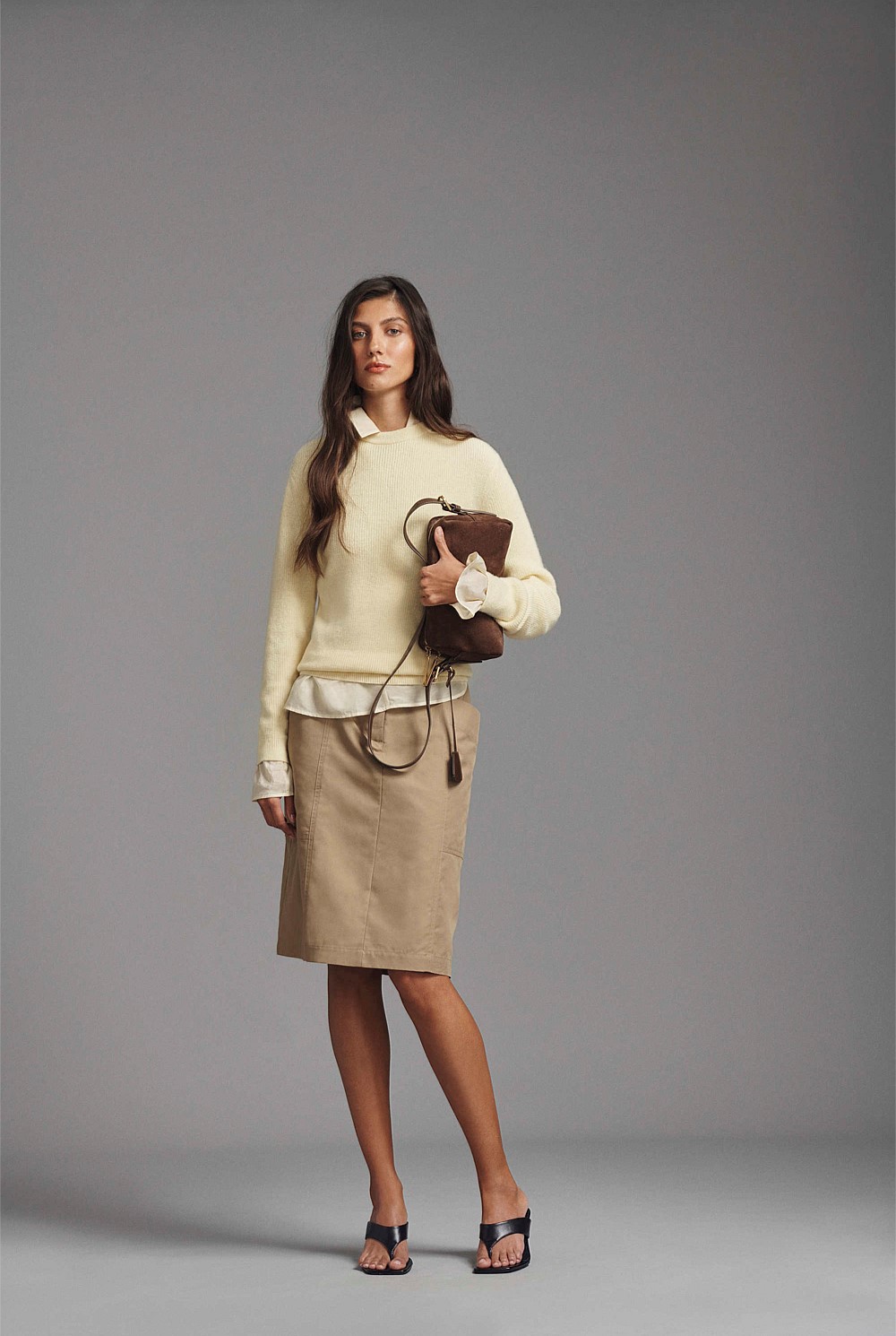 Twill Utility Skirt