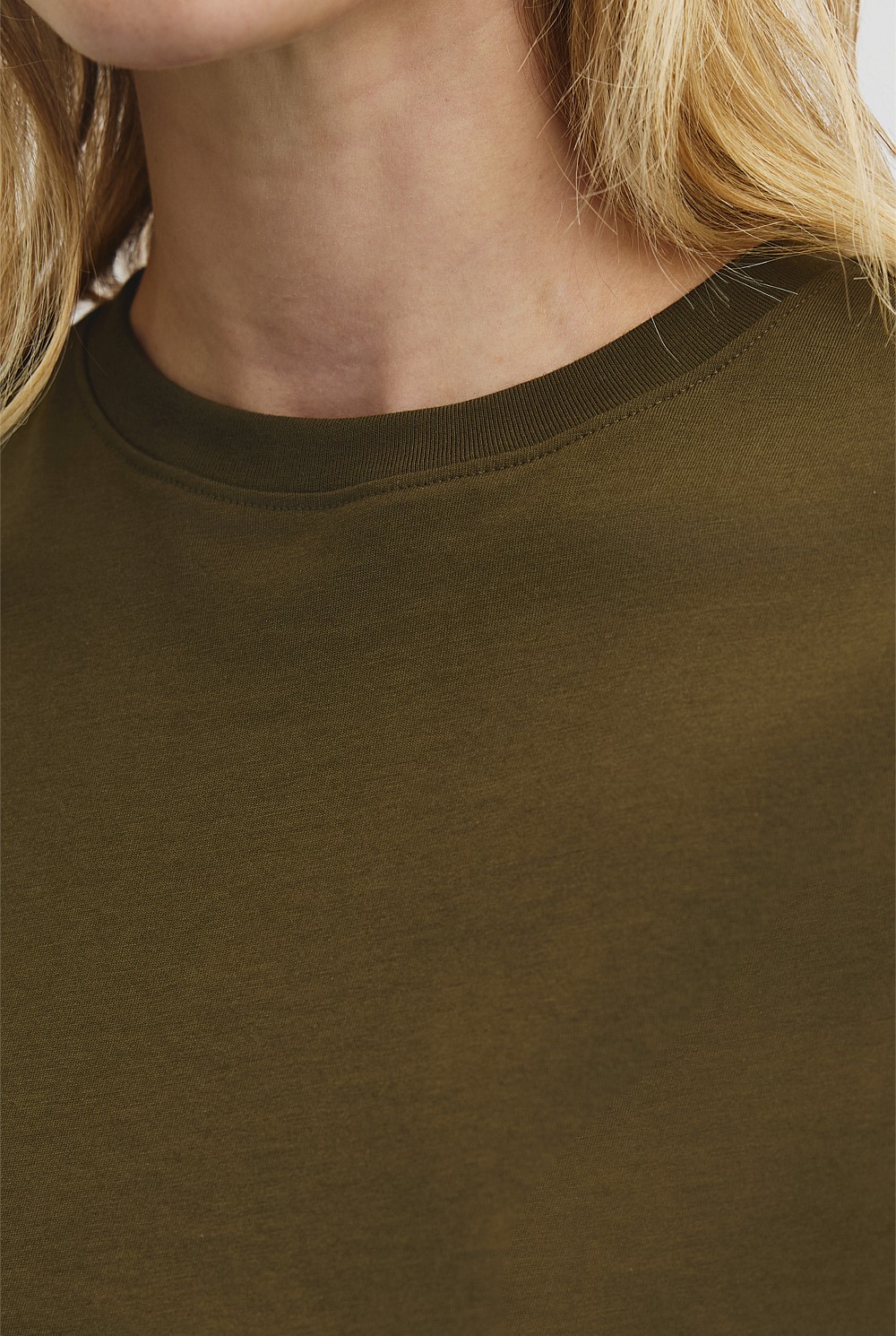 Australian Cotton Relaxed Crew Tank