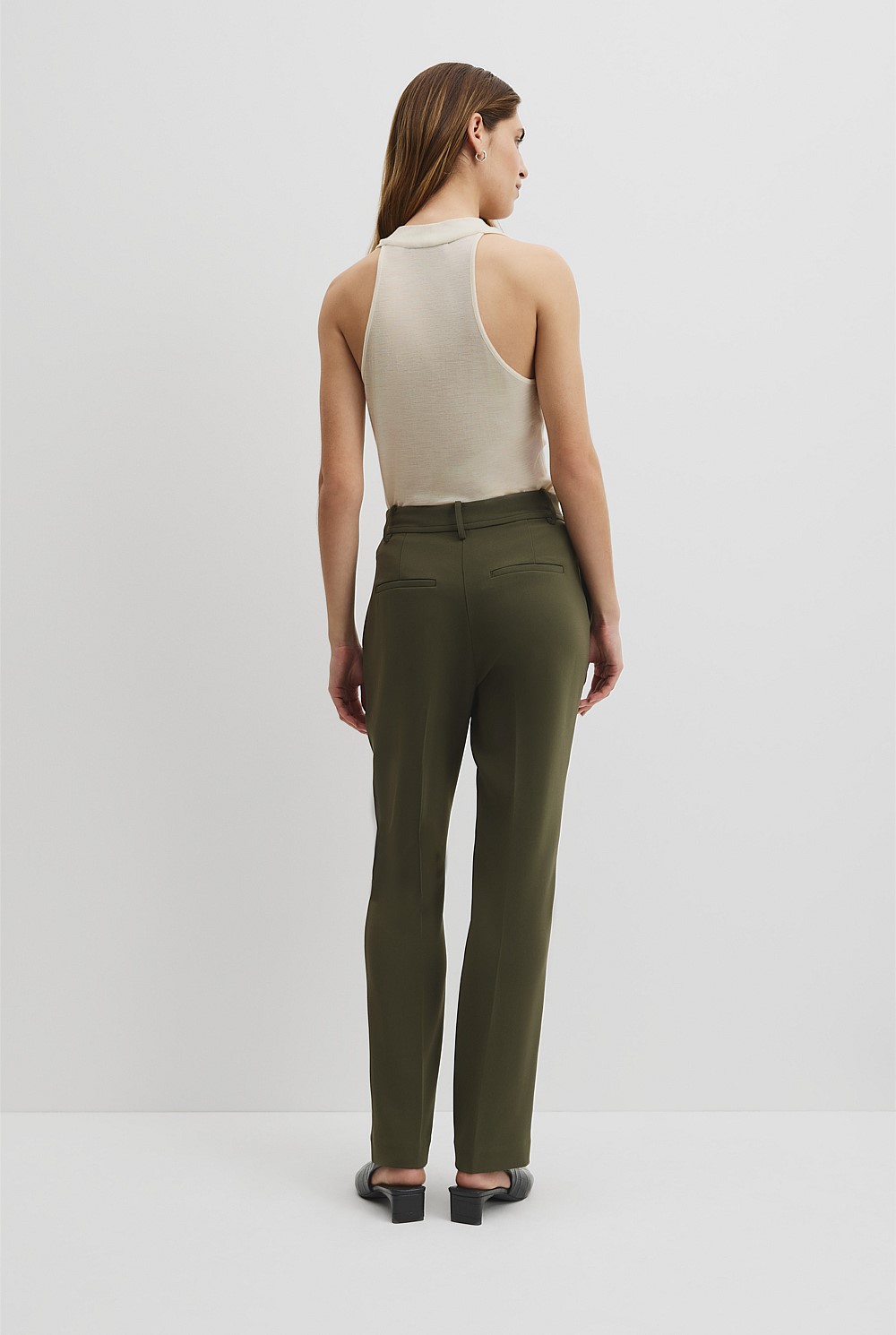 Slim Leg Woven Pant