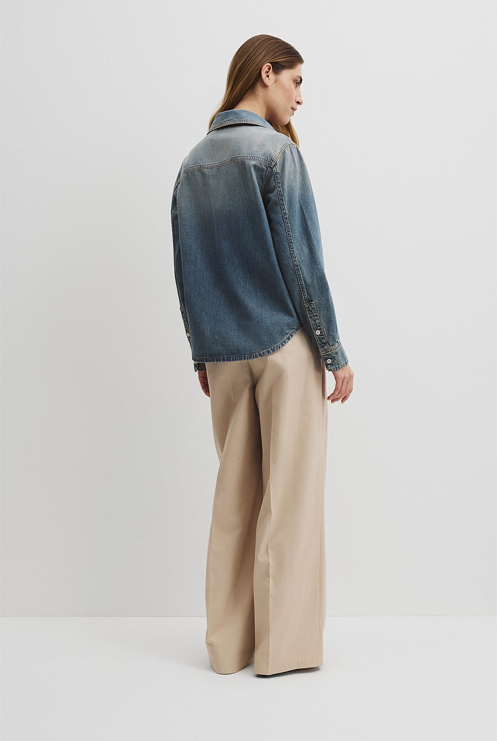 Slim Denim Shirt