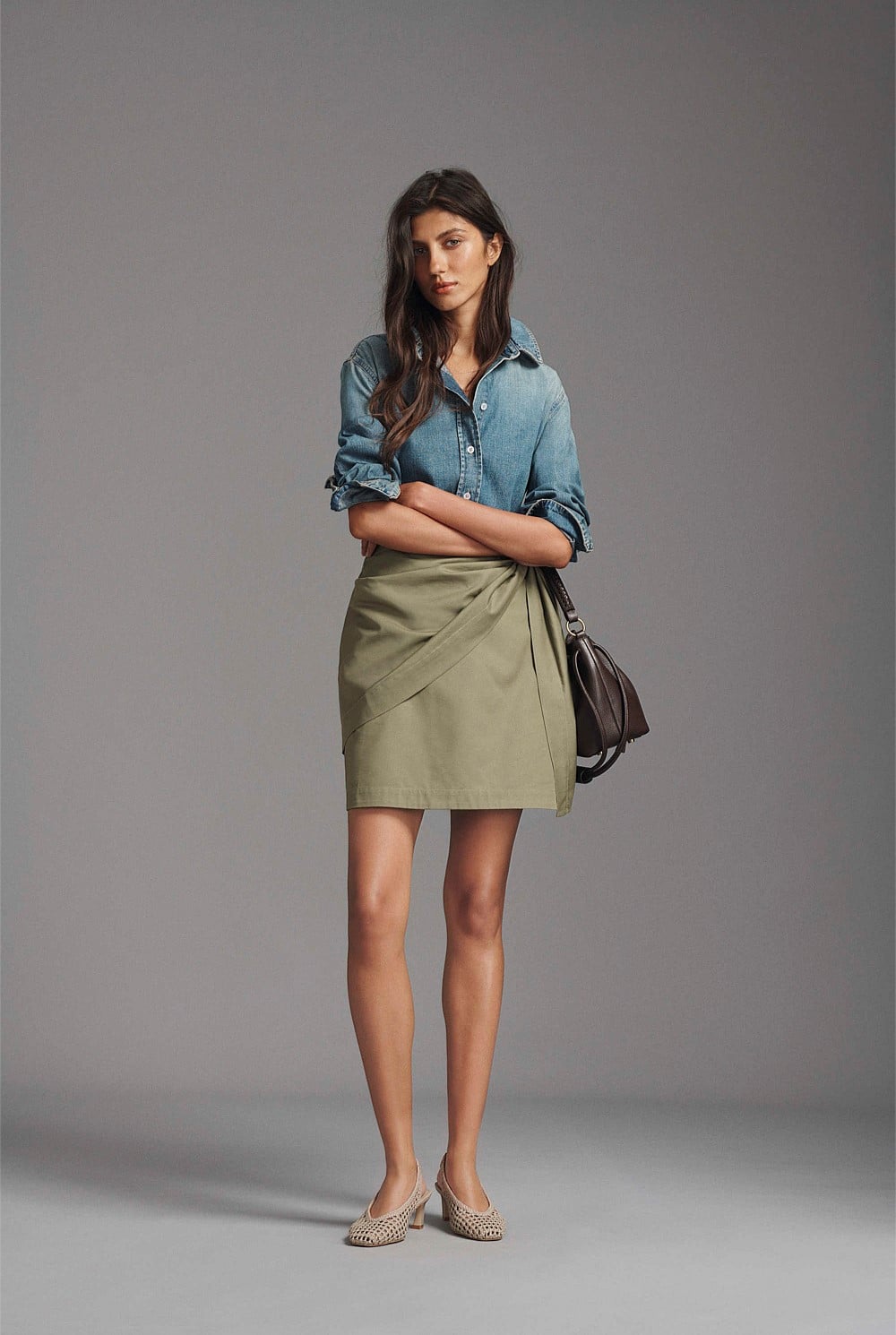 Slim Denim Shirt