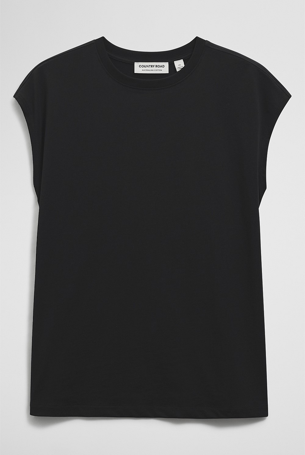 Australian Cotton Relaxed Crew Tank