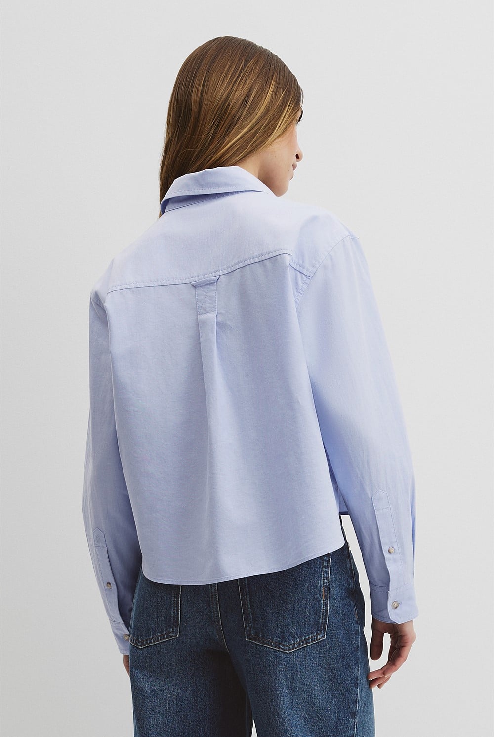 Crop Pocket Shirt