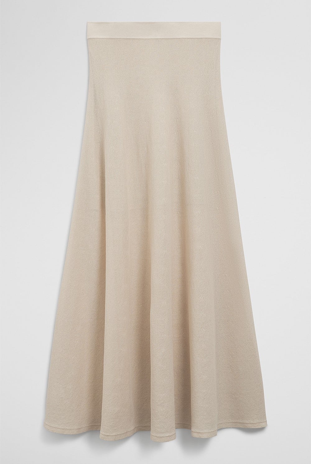 Flared Knit Skirt