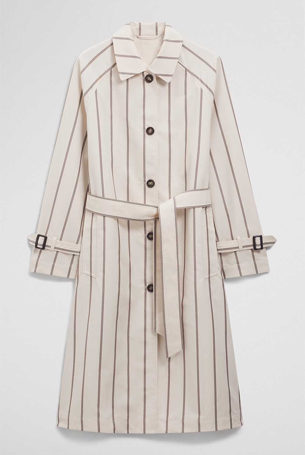 Longline Stripe Coat