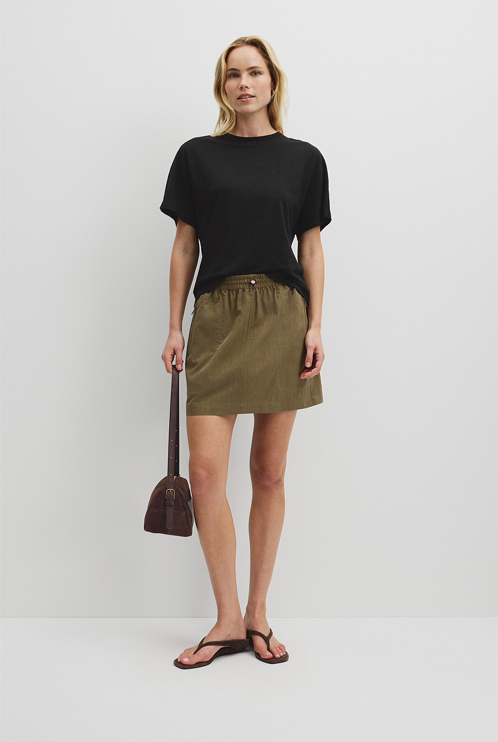 Linen Dolman T-Shirt