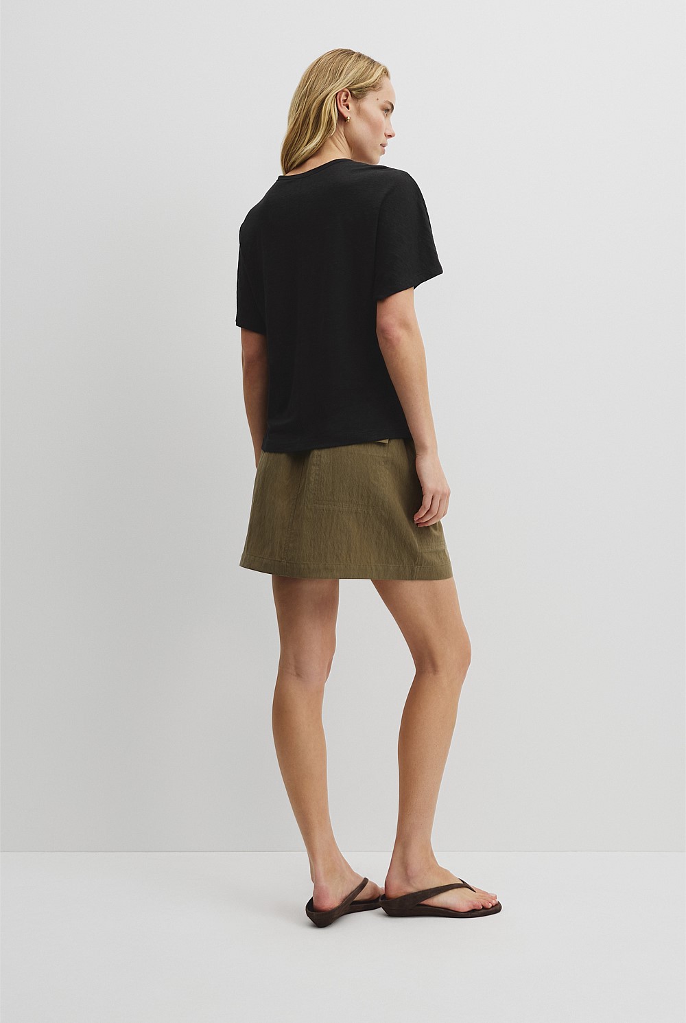 Linen Dolman T-Shirt