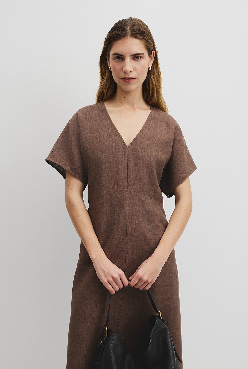 Linen Midi Dress
