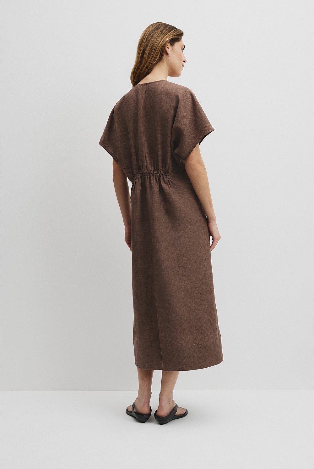 Linen Midi Dress