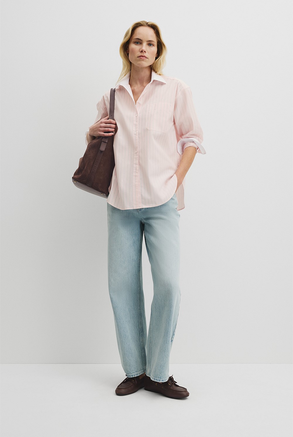 Stripe Poplin Shirt