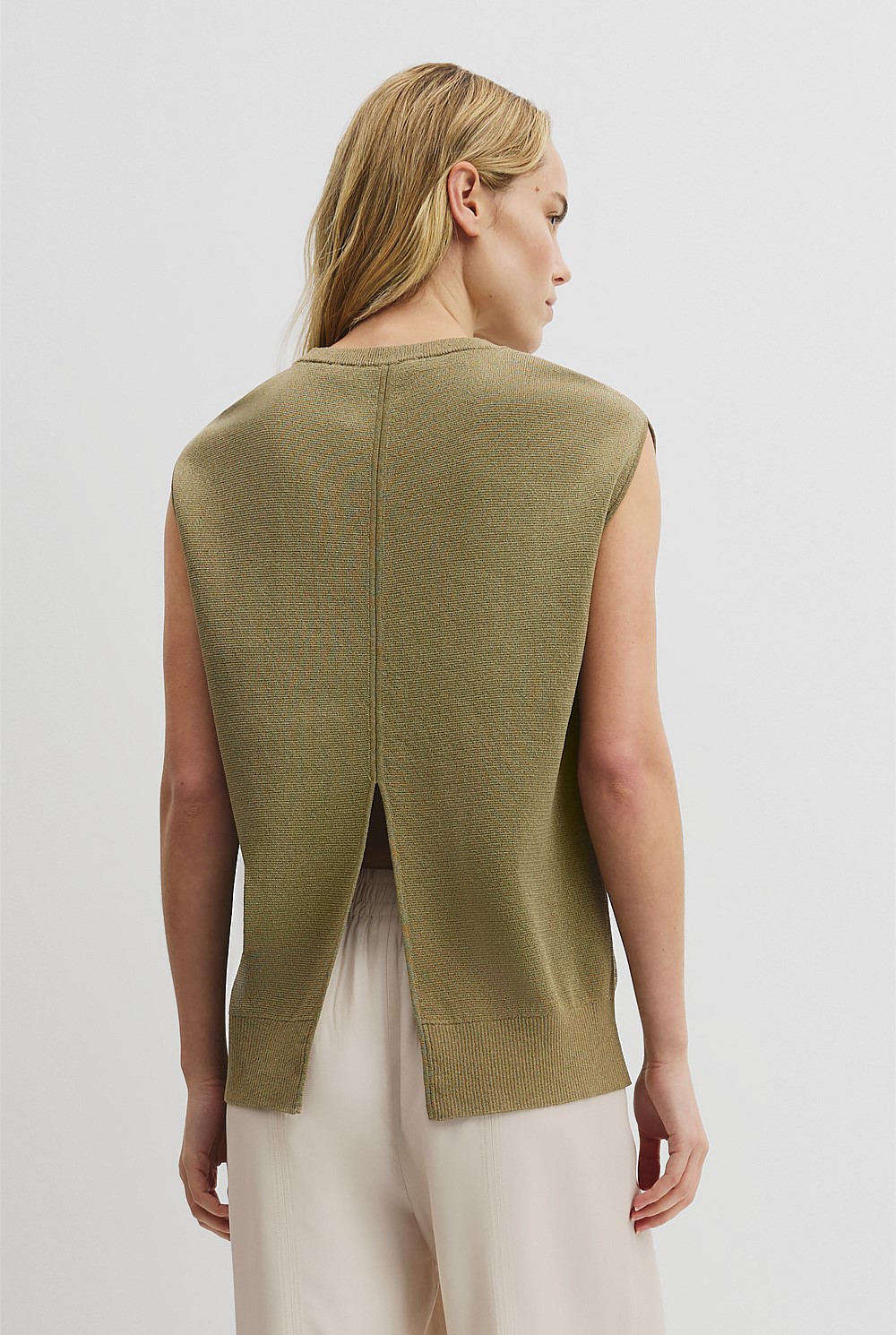 High Neck Sleeveless