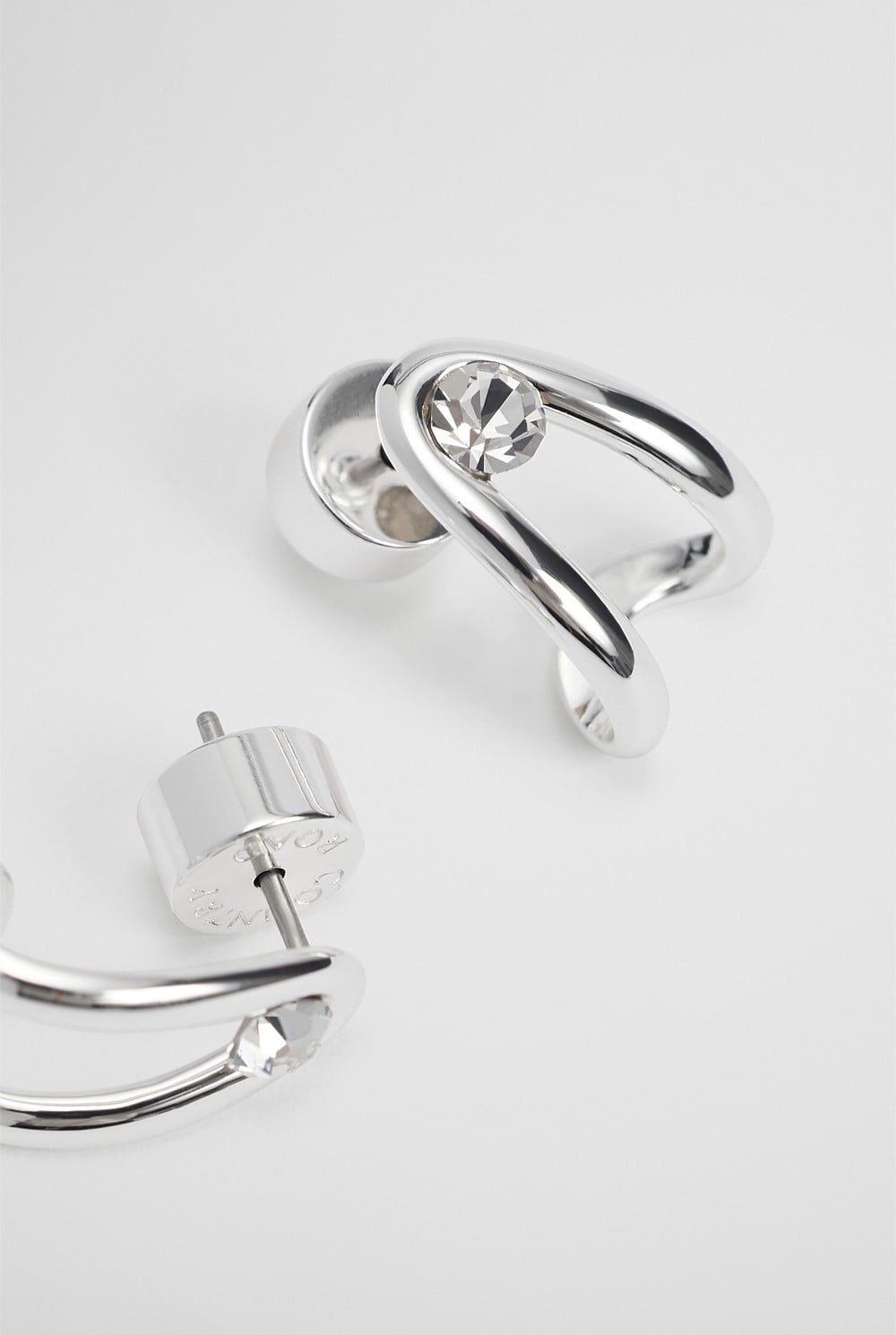 Zoey Crystal Huggie Earring