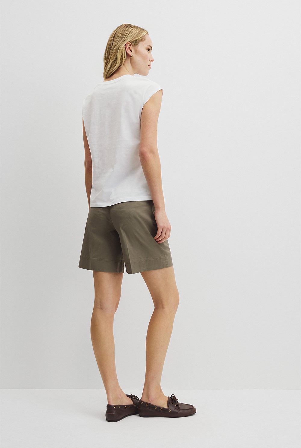 Australian Cotton Relaxed Crew Tank