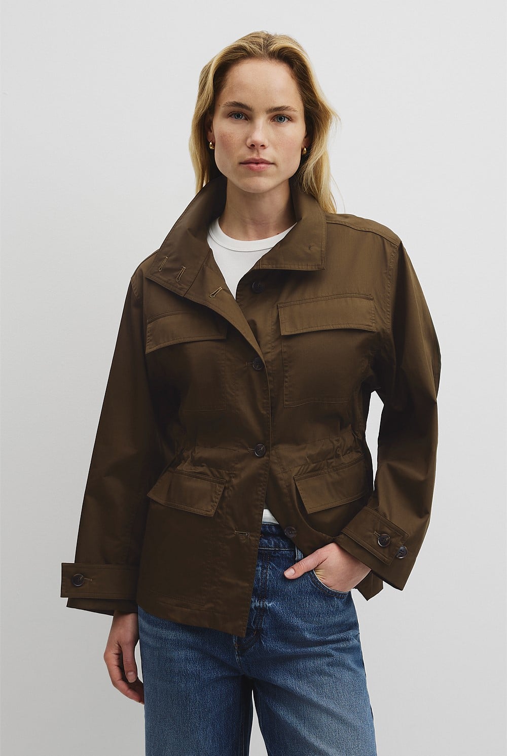 Cinched Utility Jacket