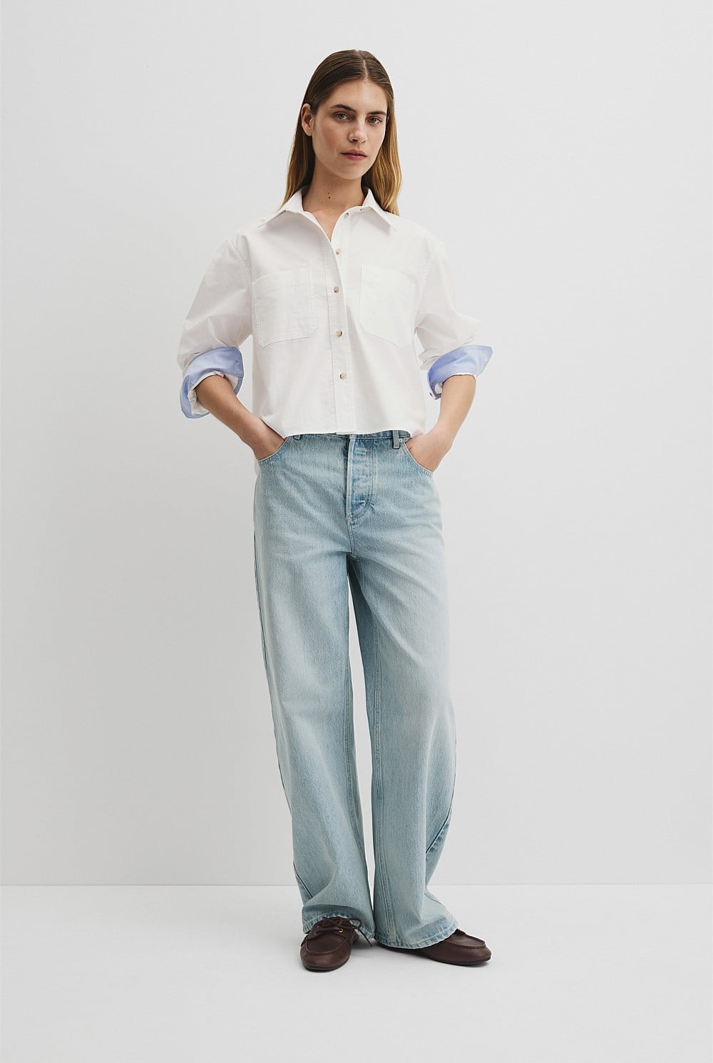 Crop Pocket Shirt